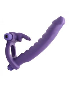 Double Delight Vibrerende Penisring Met Vibrator