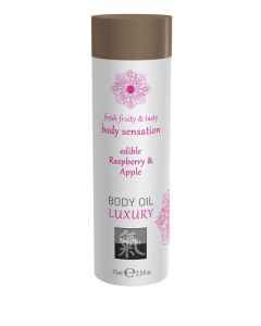 Luxe Eetbare Body Oil - Framboos & Appel