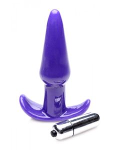 Smooth Vibrerende Anaalplug - Paars