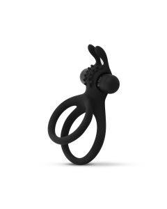 Share Ring - Dubbele Vibrerende Cockring Met Rabbit Oortjes