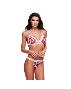 Baci - White Floral & Lace 2-delige BH Set