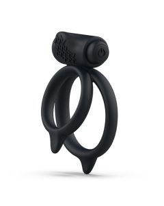 B Swish - Bcharmed Basic Plus Dubbele Cock Ring - Zwart