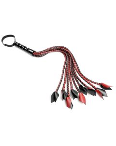 Sportsheets – Saffron Braided Flogger – Vegan Faux Leather