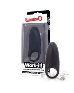 The Screaming O - Work-it! Vibrerende Ring Zwart