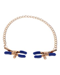 Cougar Tepelklemmen met Ketting - Goud