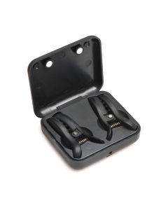 XR Brands - Dark Grip Vibrerende Tepelkemmen - Zwart