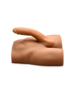 JOCK - Ass Masturbator met Positioneerbare Dildo - Mediumkleurig