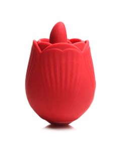 BLOOMGASM - French Rose Lik- en Vibratiestimulator - Rood