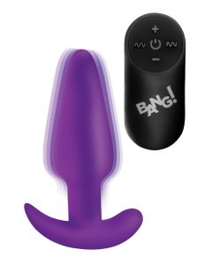BANG! - Vibrerende Anaalplug met Afstandsbediening - Paars