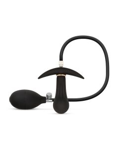 Anal Collection - Opblaasbare Buttplug met Pomp 8 cm - Zwart