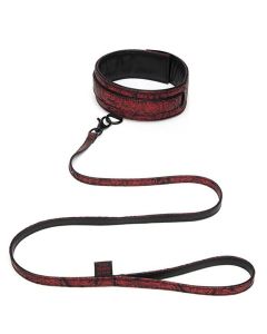 Fifty Shades of Grey – Sweet Anticipation Halsband & Lijn – Rood