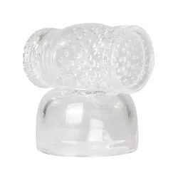 Wand Collection – Opzetstuk Met Masturbator - Clear