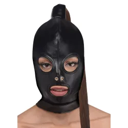 Bondage Hoofd Masker Met Paardenstaart