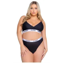 Playboy Lingerie - Lifestyle 2-Delige Set Curvy - Zwart