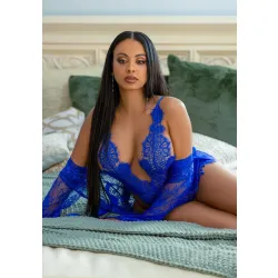 Set Body & Kimono Royal - Blauw