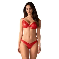 Obsessive - Aliosa Tweedelige Set - Rood