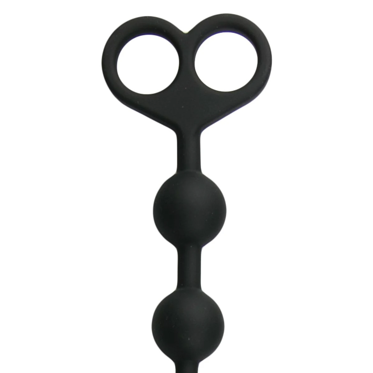 Unisex siliconen anaalketting voor stimulatie van de anus met invoerdiepte 290 mm