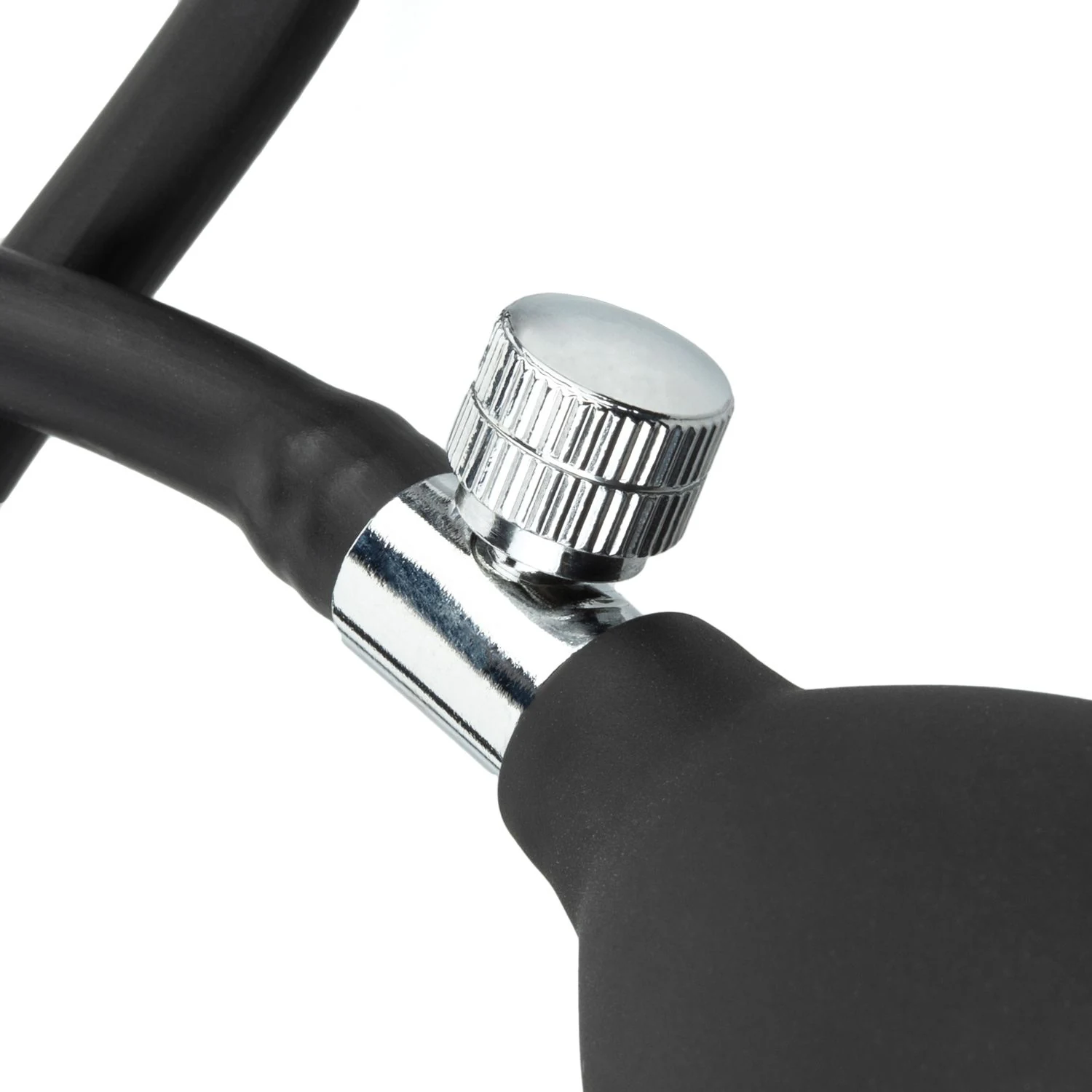 Opblaasbare buttplug met pomp, 80 mm lang en maximale diameter 30 mm