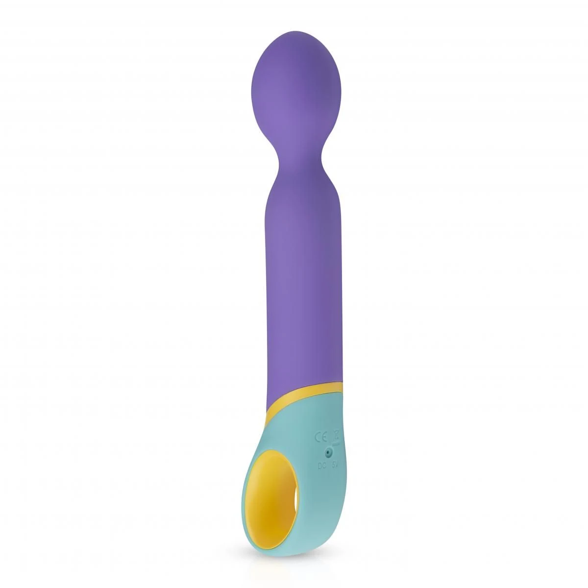 Base Wand Vibrator, USB oplaadbare wand massager van ABS en siliconen