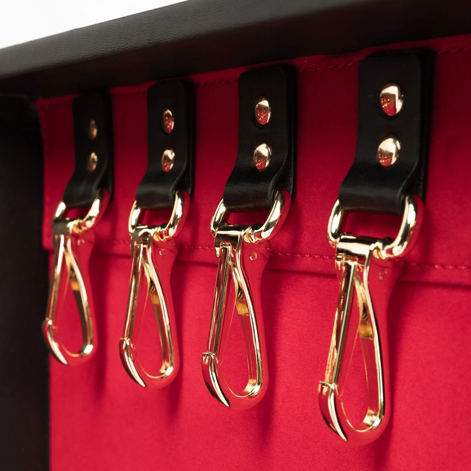 Expert bondage set met producten van echt rundleer en PU koffer