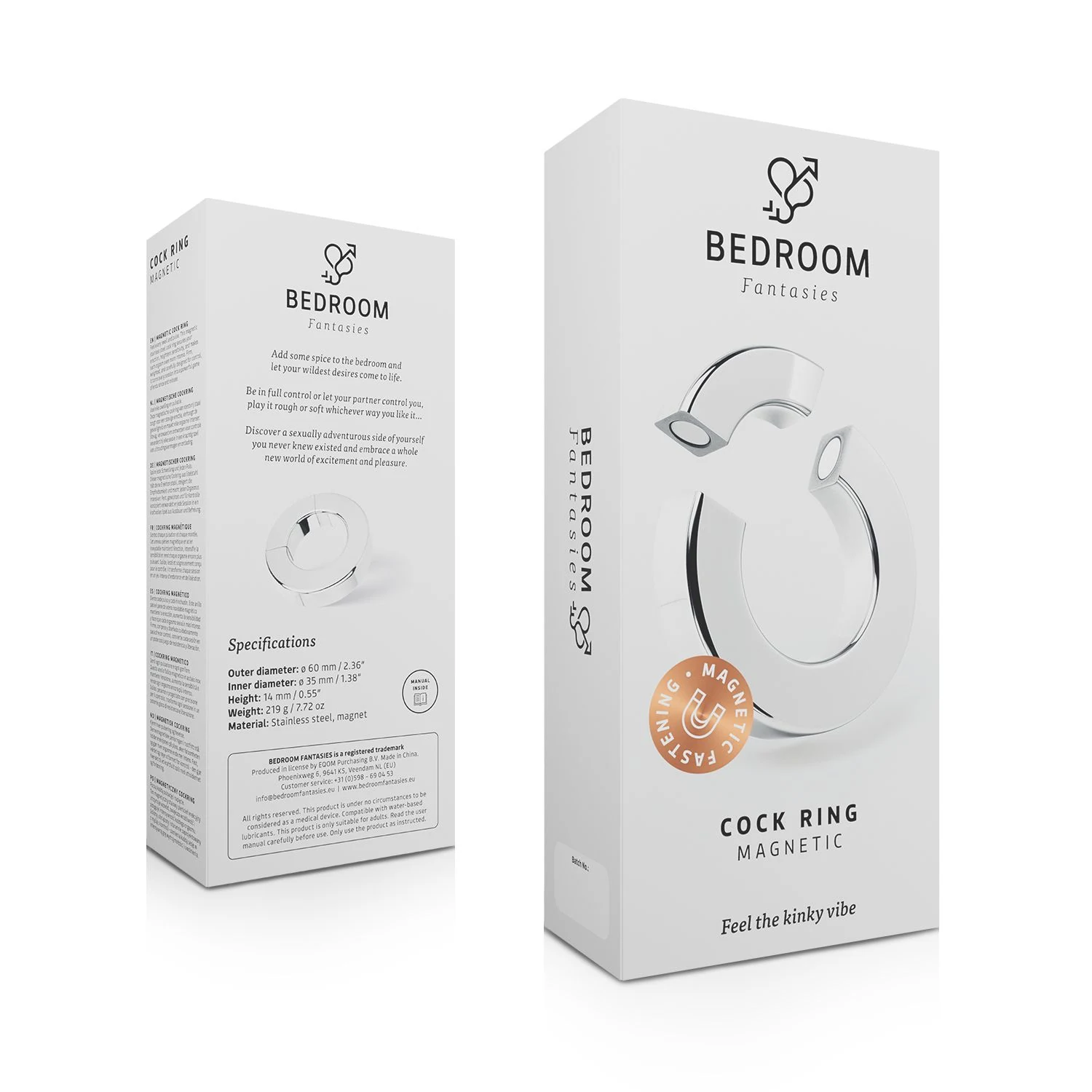Bedroom Fantasies Magnetic Cockring voor stimulatiedoel penis