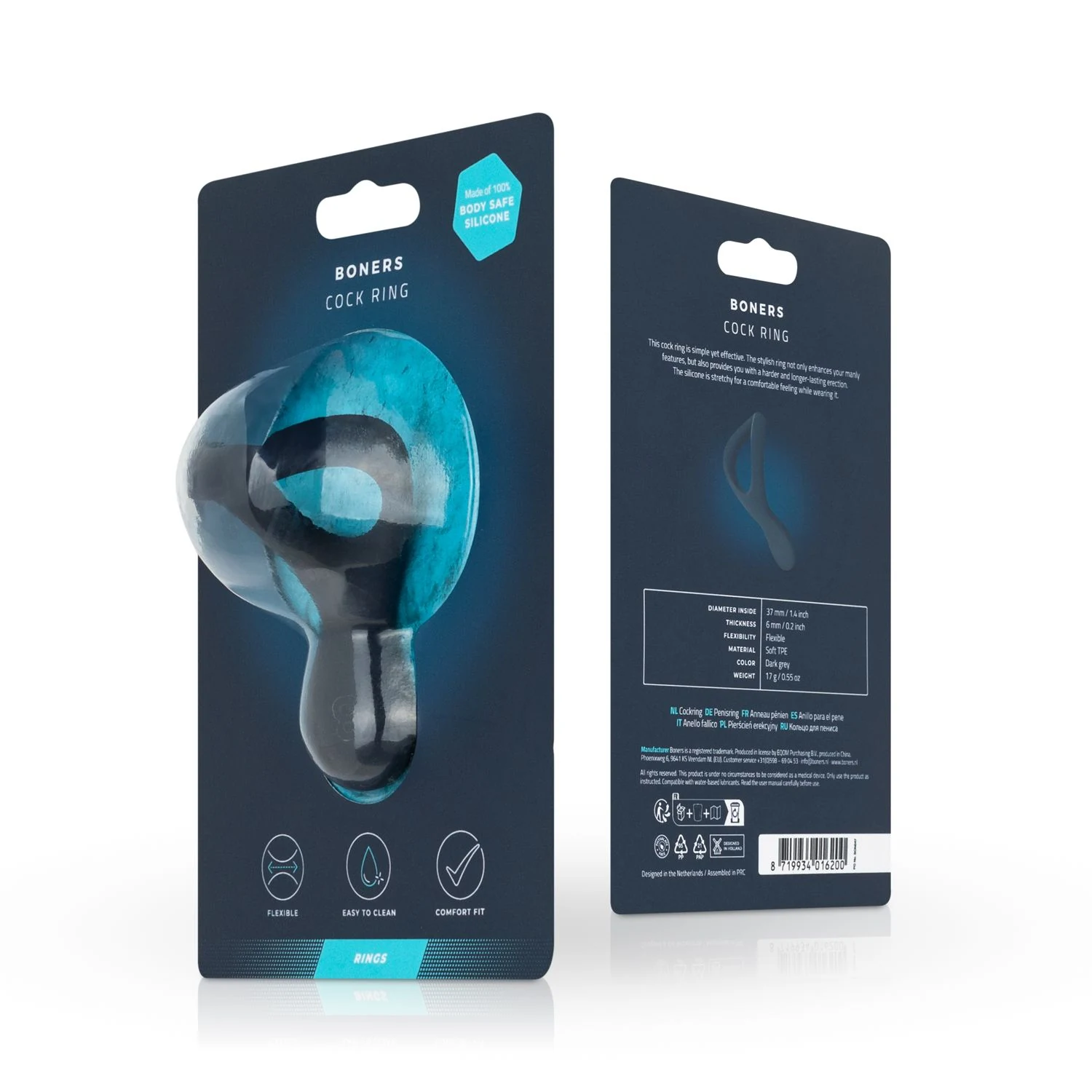 Boners cockring, barcode 8719934016200