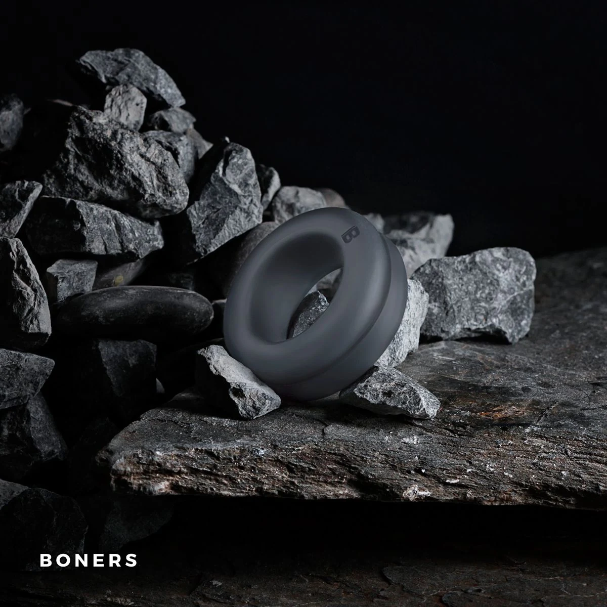 Boners cockring voor hem met zacht, rekbaar materiaal