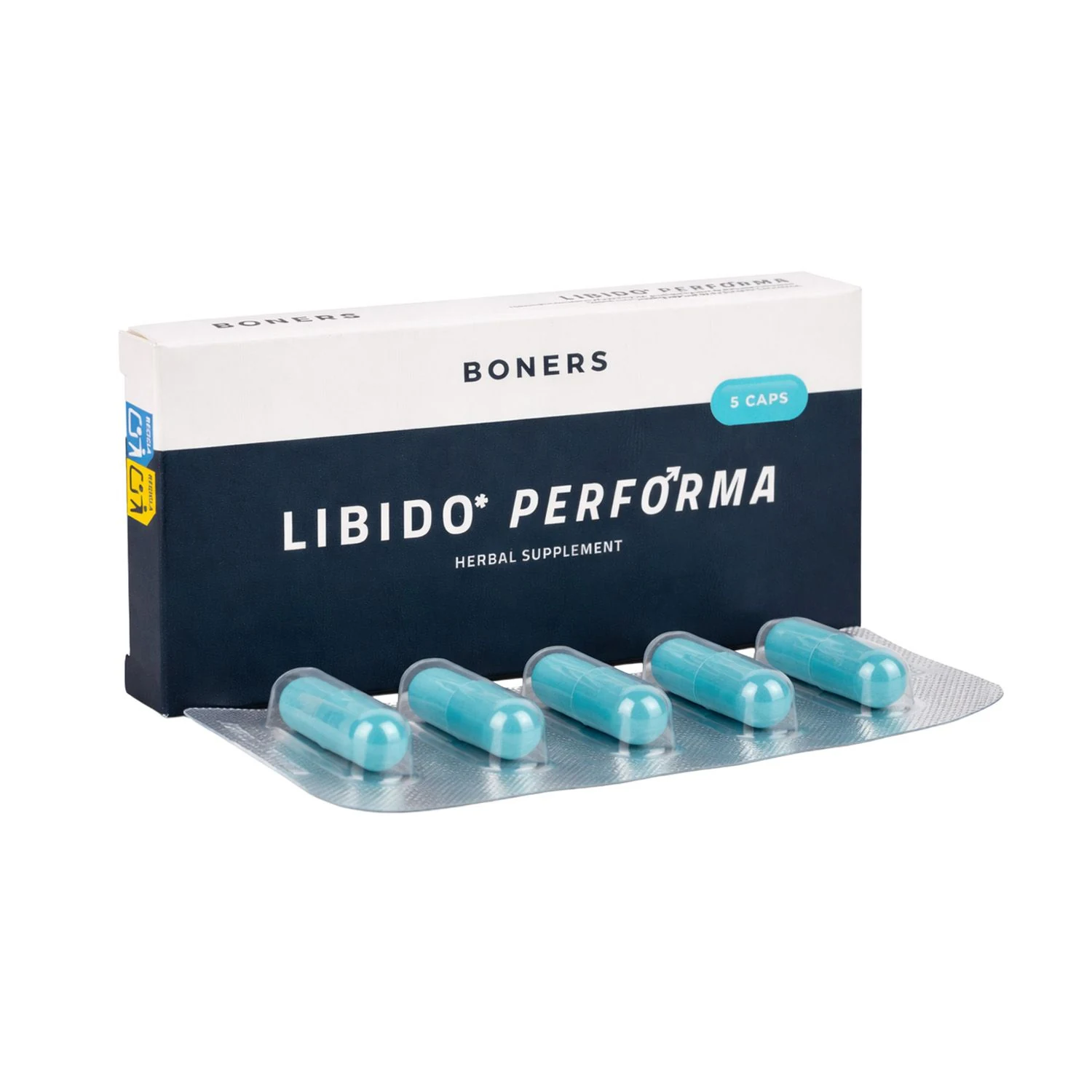 Boners Libido Performa voedingssupplement met maca, damiana en muira puama