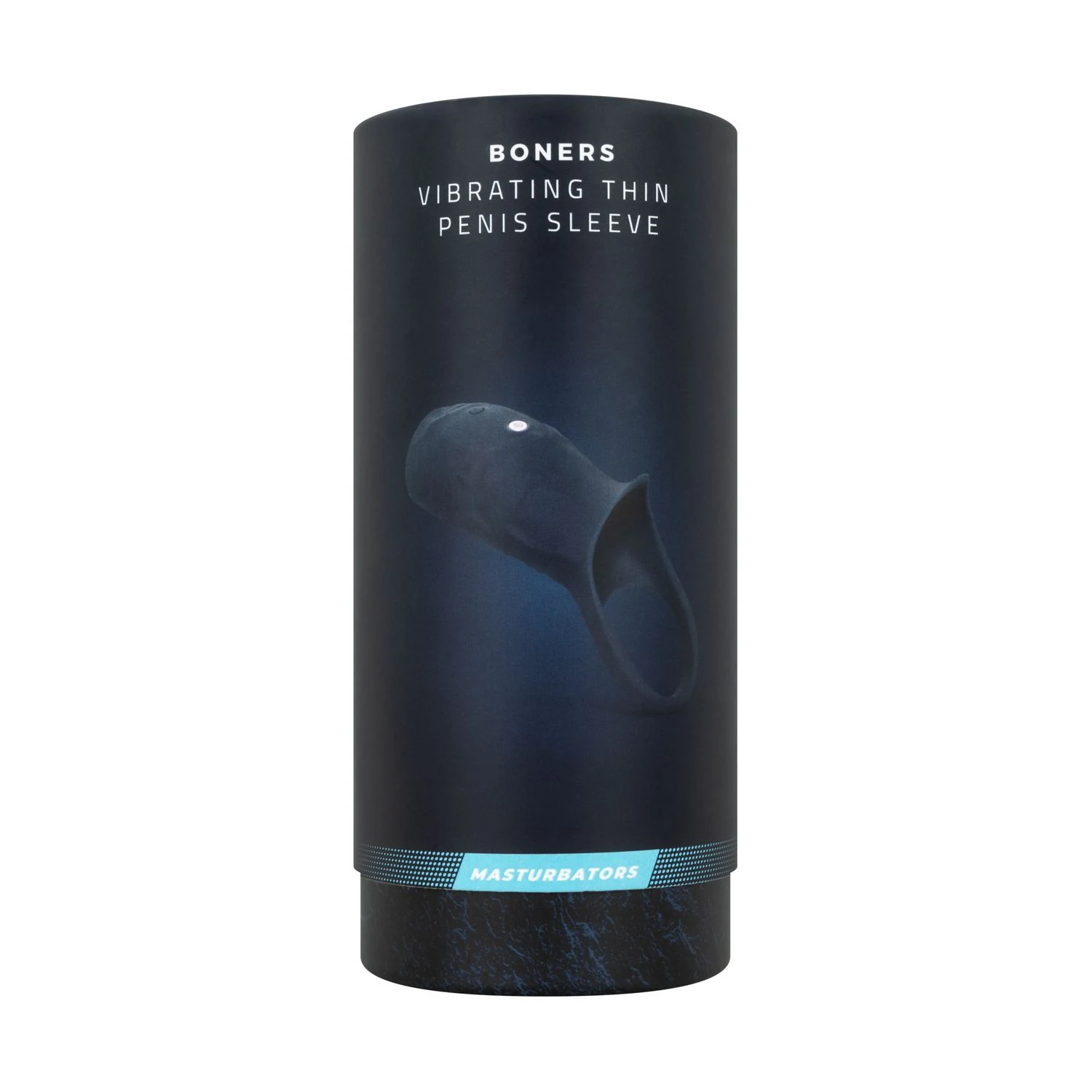 Blauwe penis sleeve met maximale diameter van 51 mm