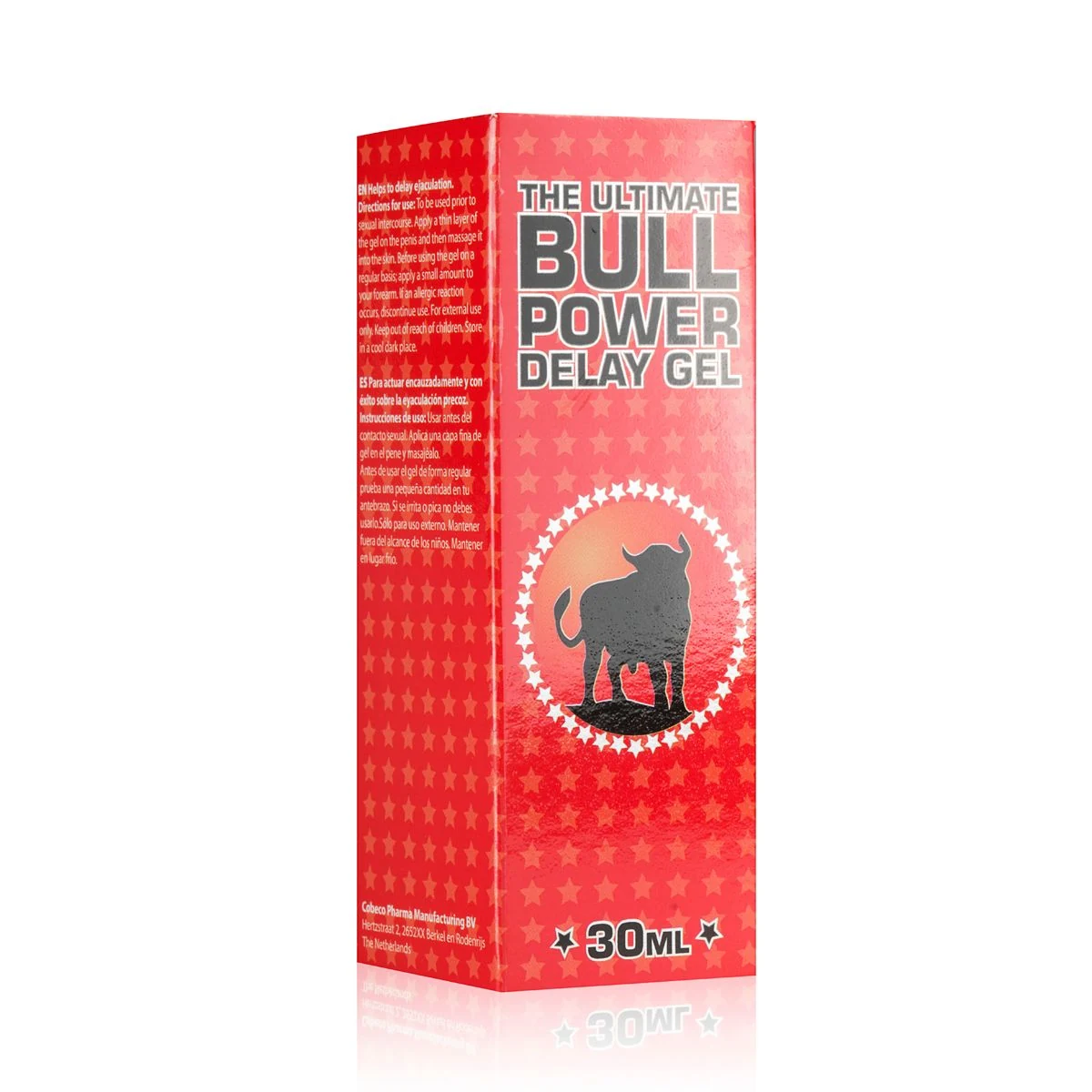 Bull Power transparante gel met orgasme vertragende werking
