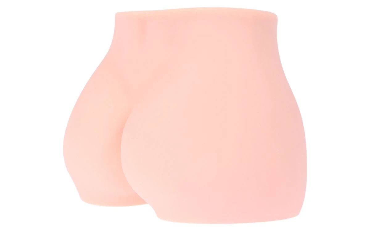 Beige Cherry Masturbator voor hem met zachte rekbare TPE