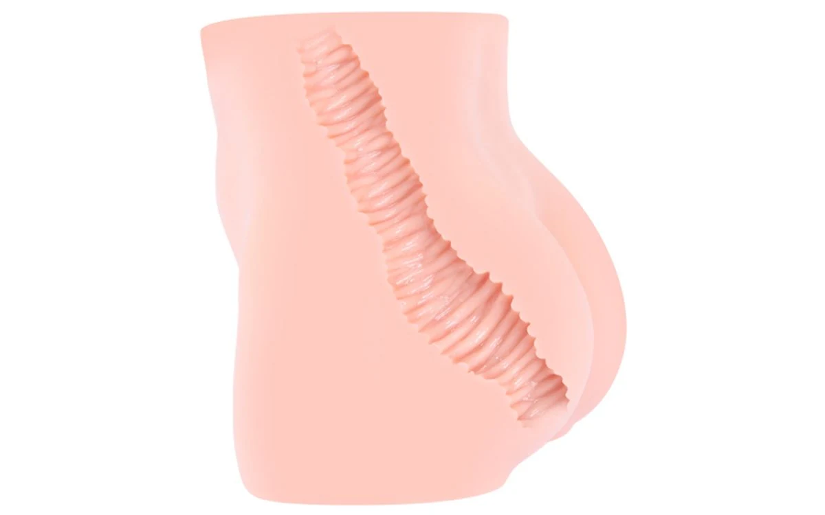 Beige Cleo Anus Masturbator met flexibele en rekbare TPE structuur