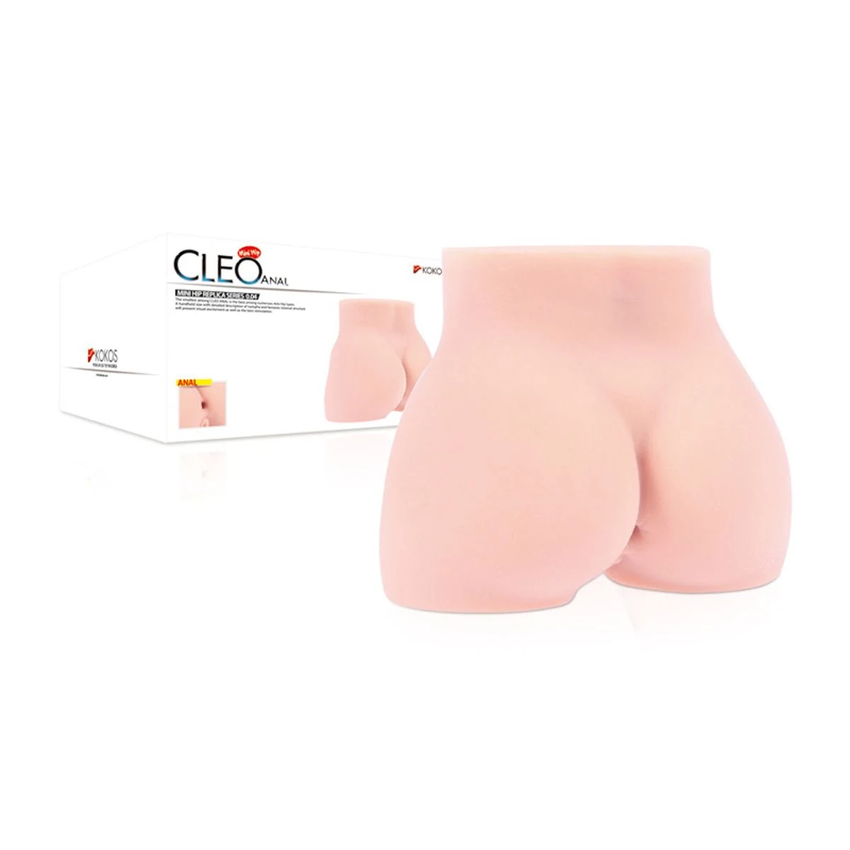 Cleo Anus Masturbator voor hem met invoerdiepte van 100 mm