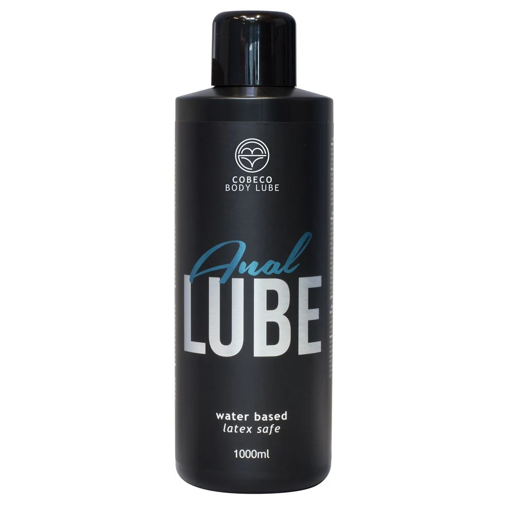 Cobeco Anaal Glijmiddel op Waterbasis 1000ml, transparant en niet plakkerig