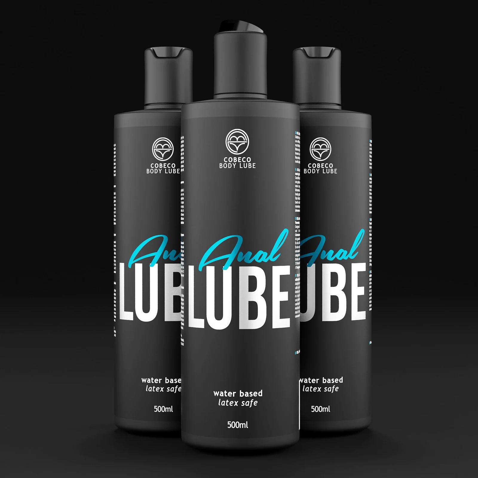Cobeco anaal glijmiddel 500ml, latex veilig en niet kleverig
