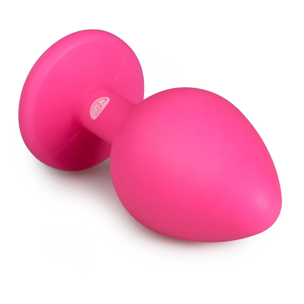 Diamond Plug Medium Roze, waterproof siliconen ana toy met maximale diameter 33 mm