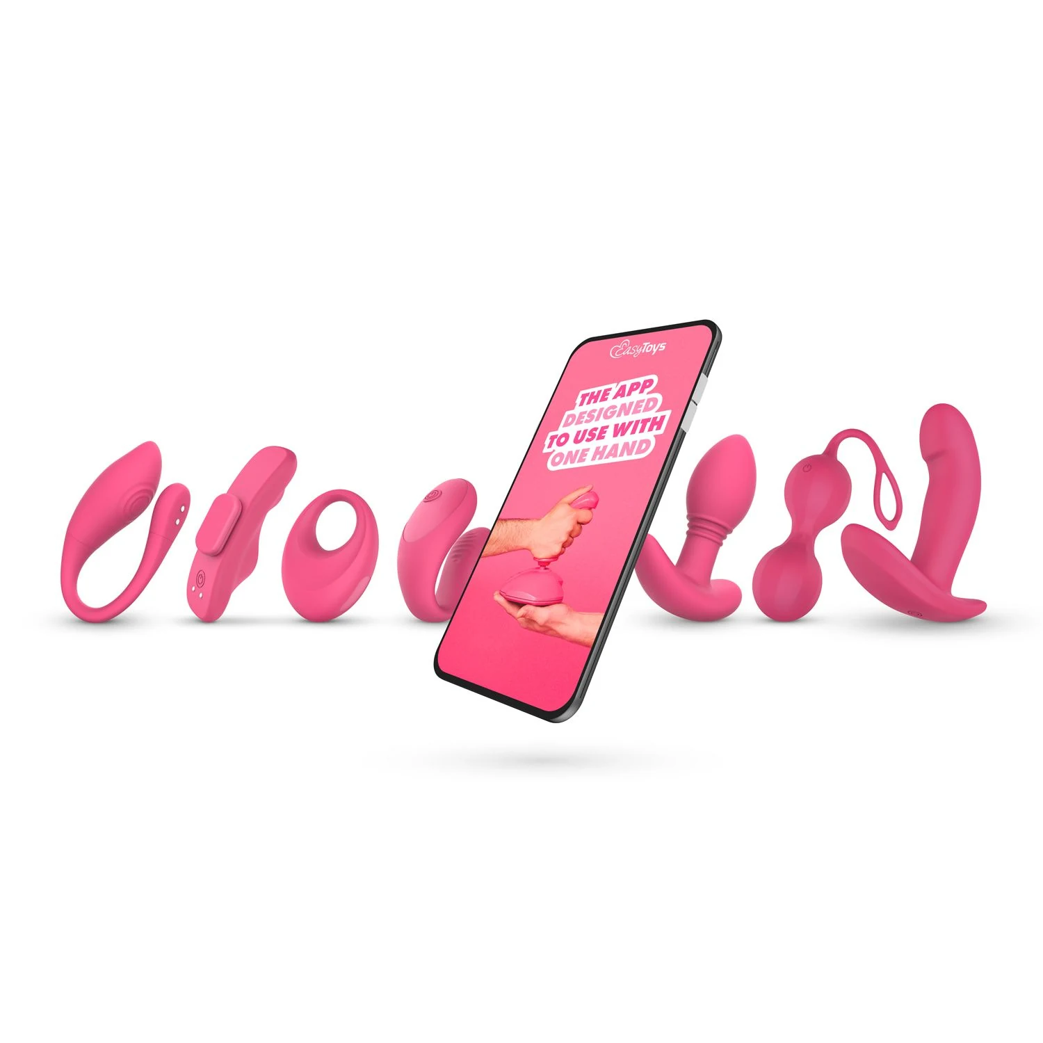 EasyConnect koppelvibrator uit categorie Koppel Toys en Duo Vibrators