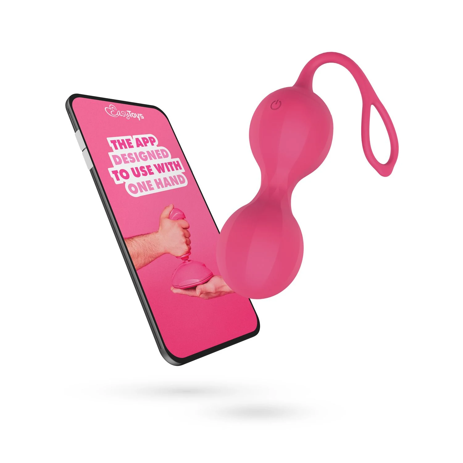 EasyConnect Stella kegelballen roze app gestuurd met vibratie
