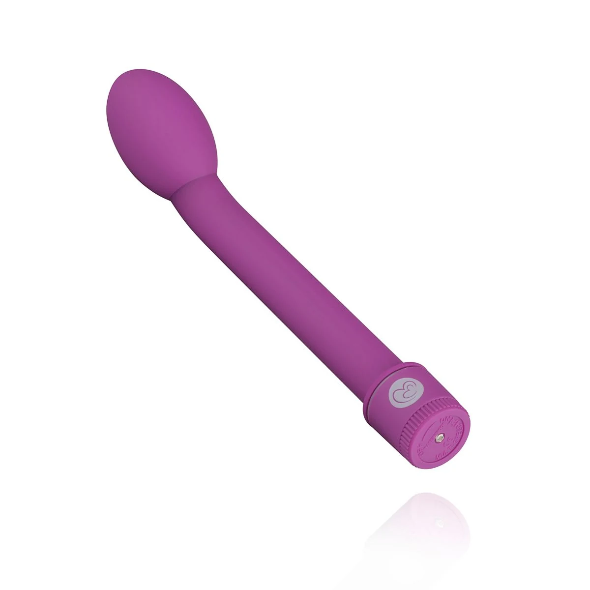 Paarse G-spot vibrator van ABS met draaiknop