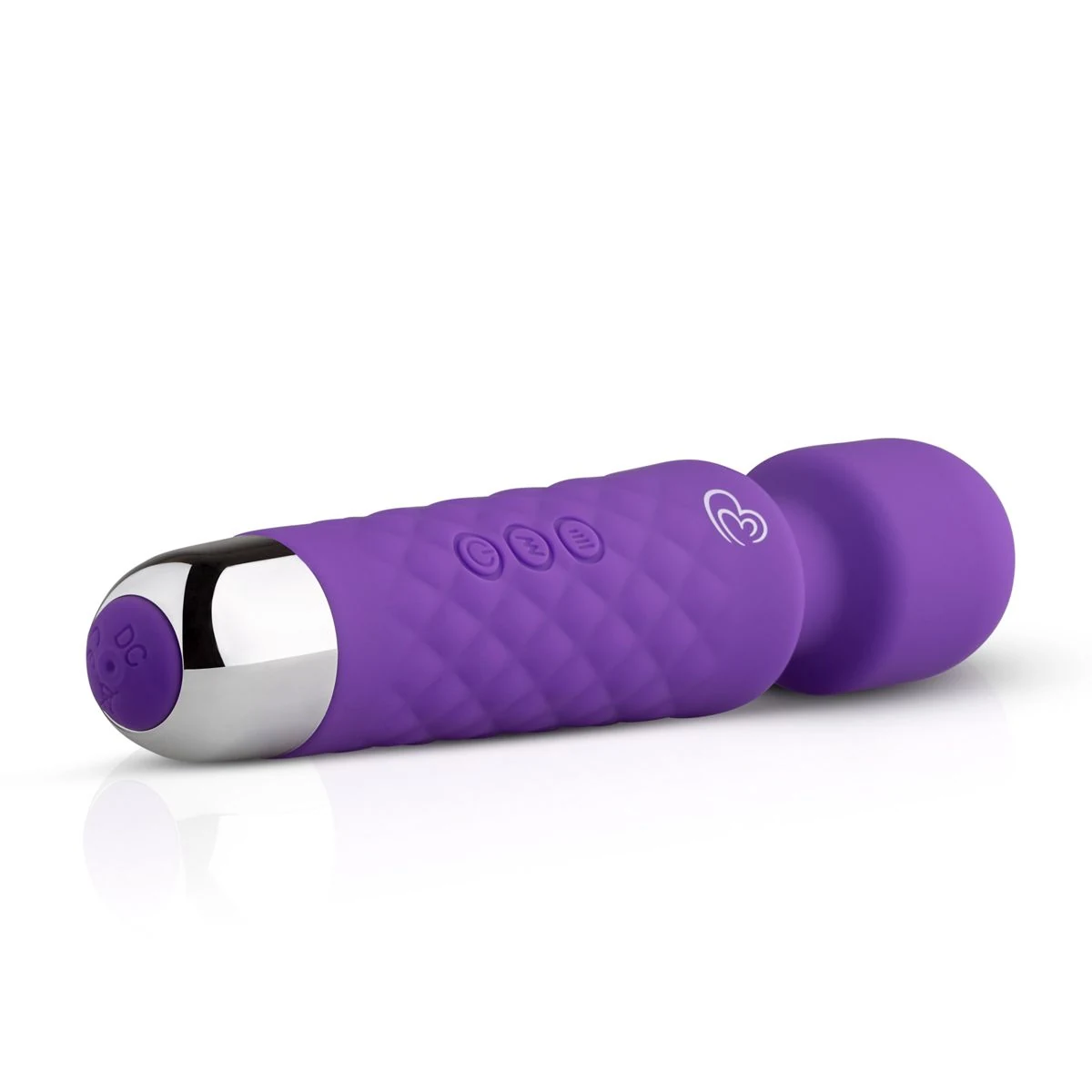 EasyToys Mini Wand Vibrator Paars met flexibele nek