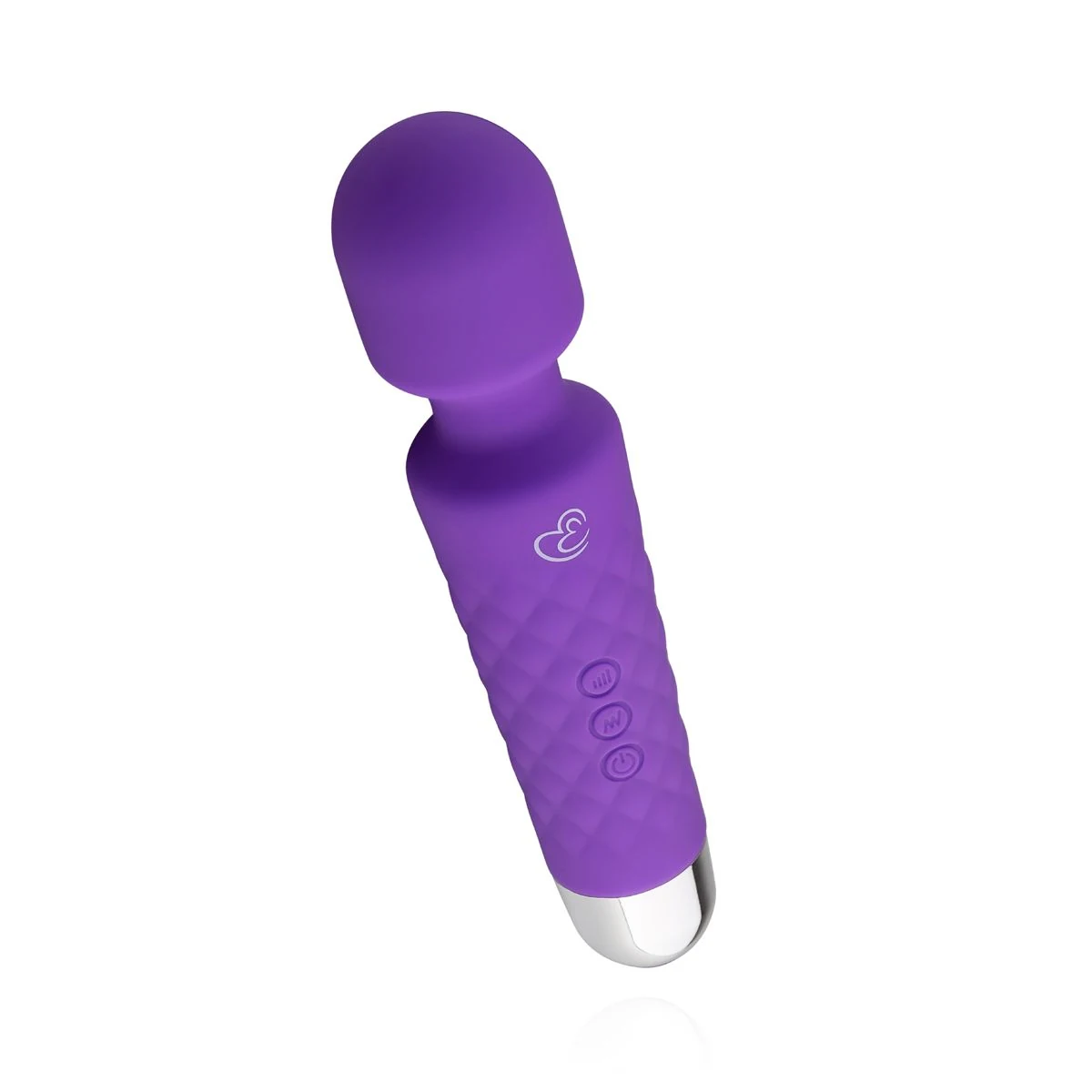 EasyToys Mini Wand Vibrator Paars van siliconen ABS en metaal