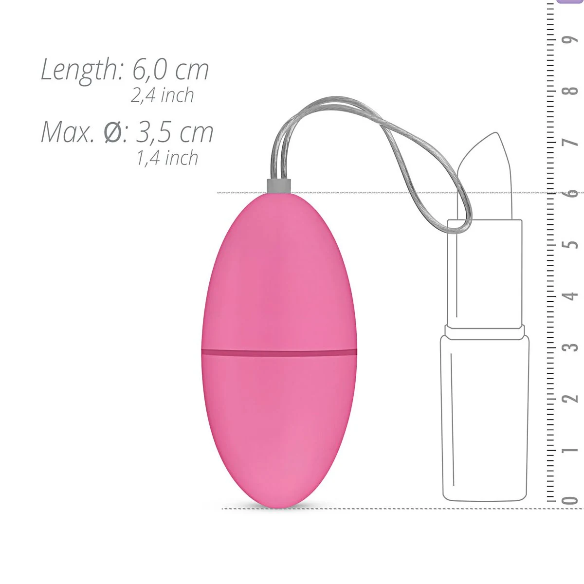 EasyToys vibratie ei roze voor beginners