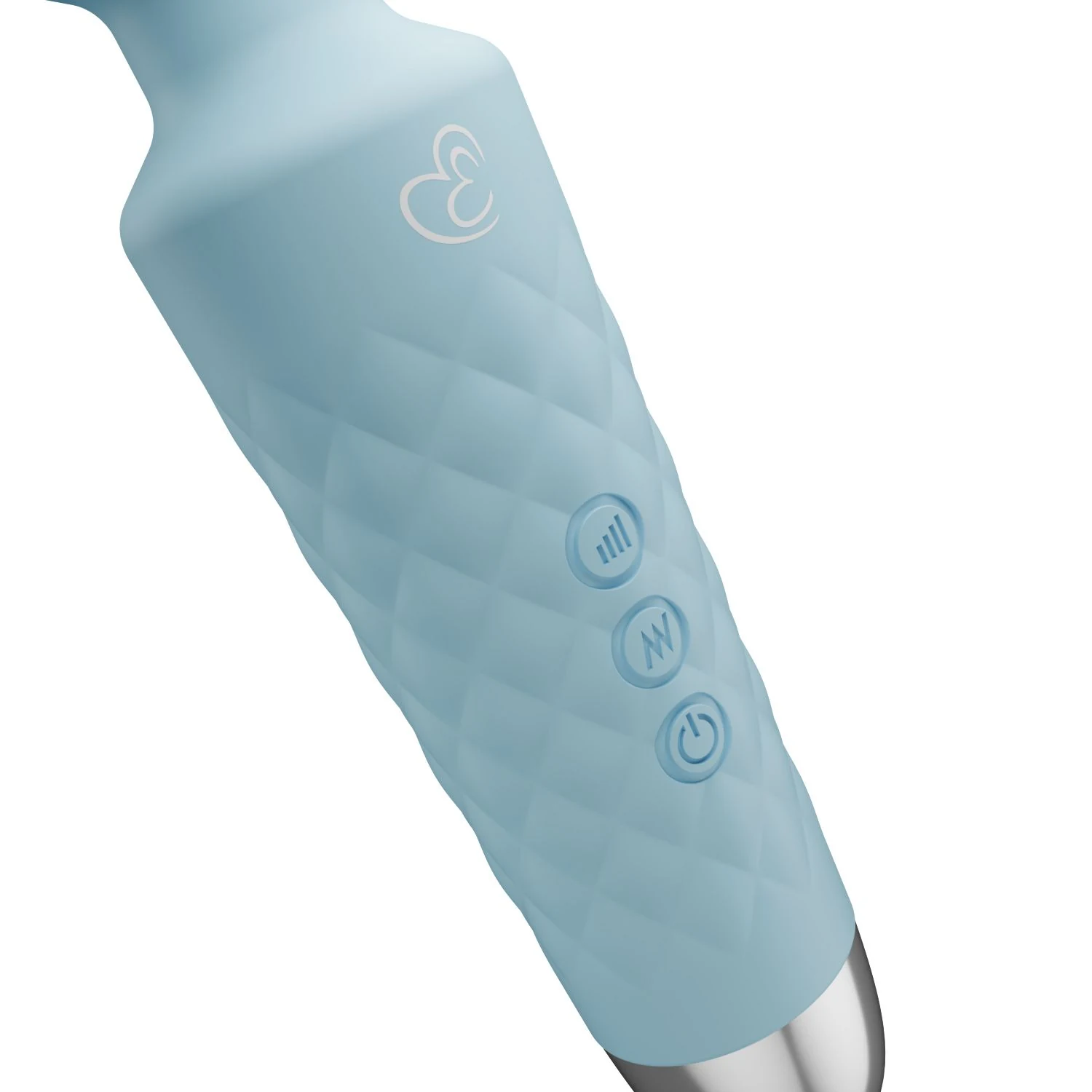 EasyToys Mini Wand Vibrator blauw met USB-oplaadkabel