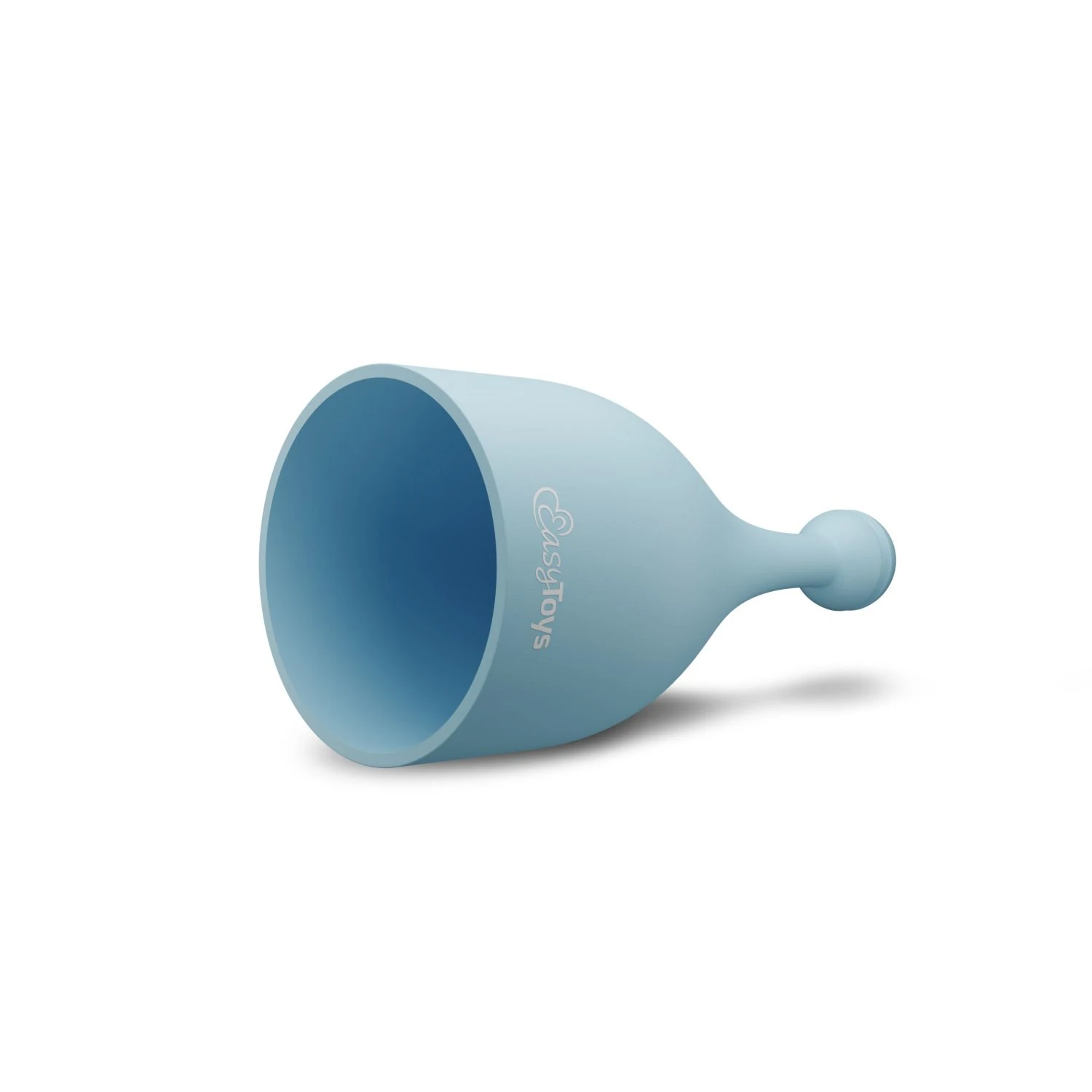 EasyToys Mini Wand Vibrator blauw met twee opzetstukken