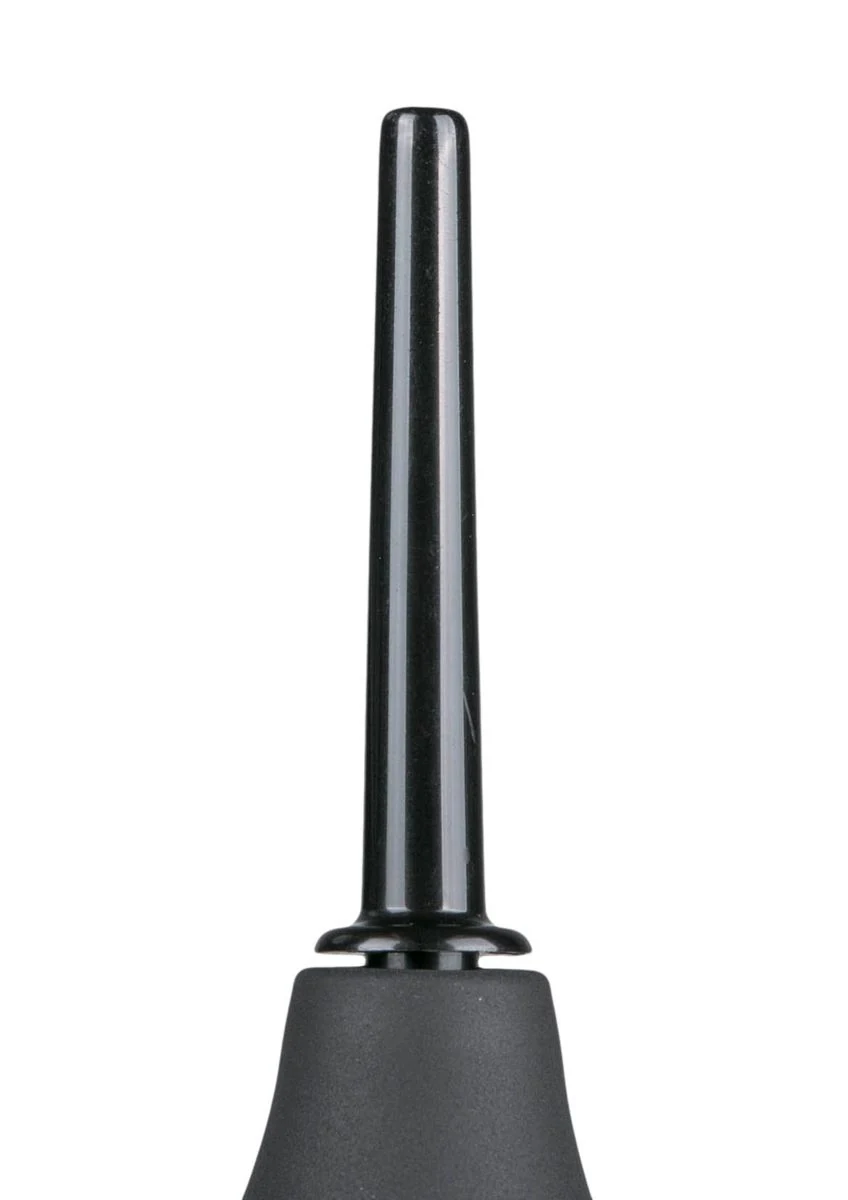 Easytoys zwarte anaal douche medium, geschikt voor anaal en vaginaal gebruik