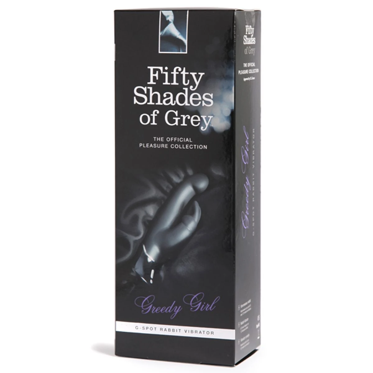 GREEDY GIRL Rabbit Vibrator zwart, lengte 241 mm en diameter 34 mm