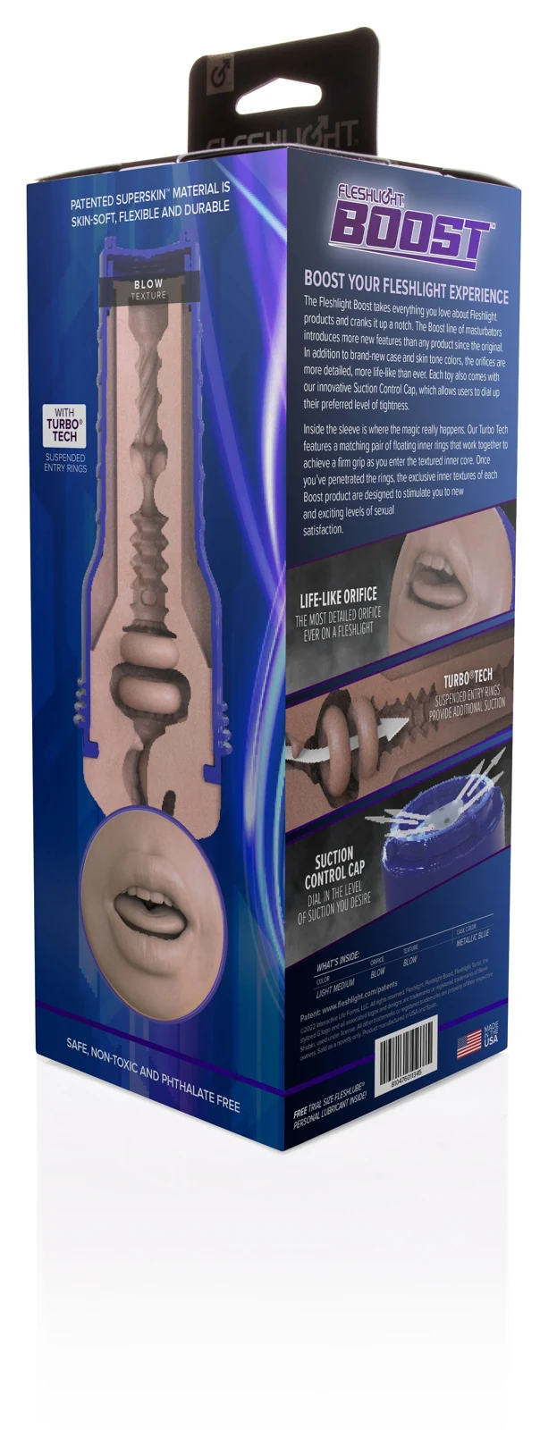 Fleshlight Boost Blow masturbator van Fleshlight, lengte 248 mm