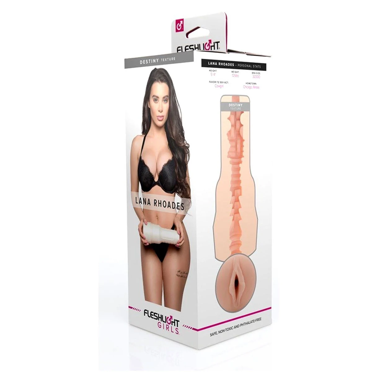 Fleshlight Girls Lana Rhoades Destiny eenvoudig schoon te maken
