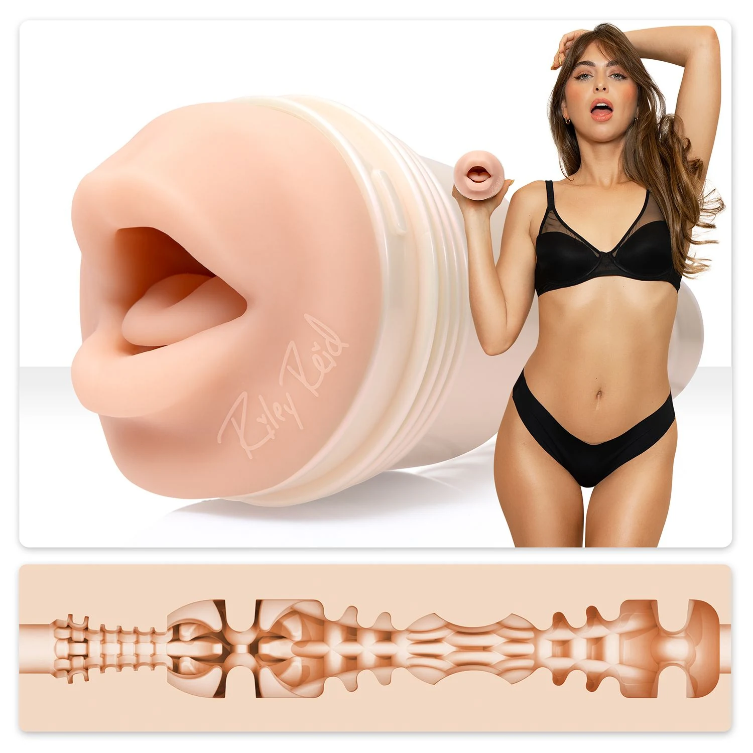 Fleshlight Girls Riley Reid Insomnia Mond in beige