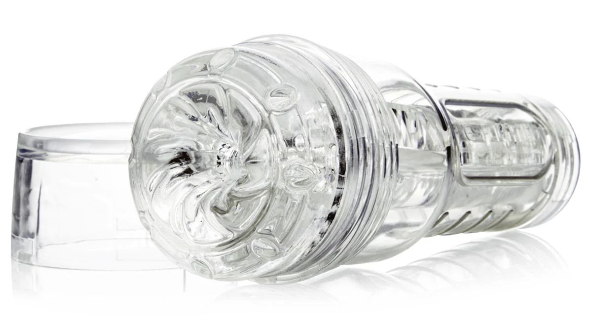 Fleshlight GO Torque transparante masturbator met anus opening